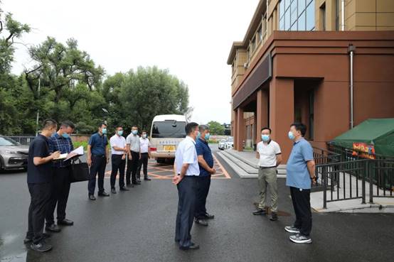 省教育厅副厅长刘学军来校调研指导疫情防控和开学前准备工作